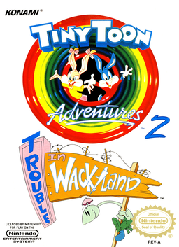 Tiny Toon Adventures 2 - Trouble in Wackyland (Europe) box art